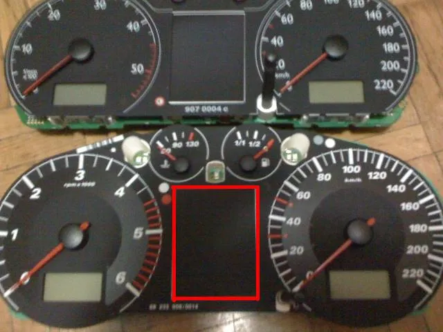 Cut and splice in progress