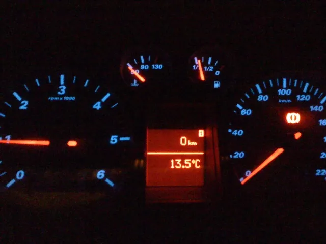 Polo 9N FIS cluster installed on SEAT Ibiza 6L