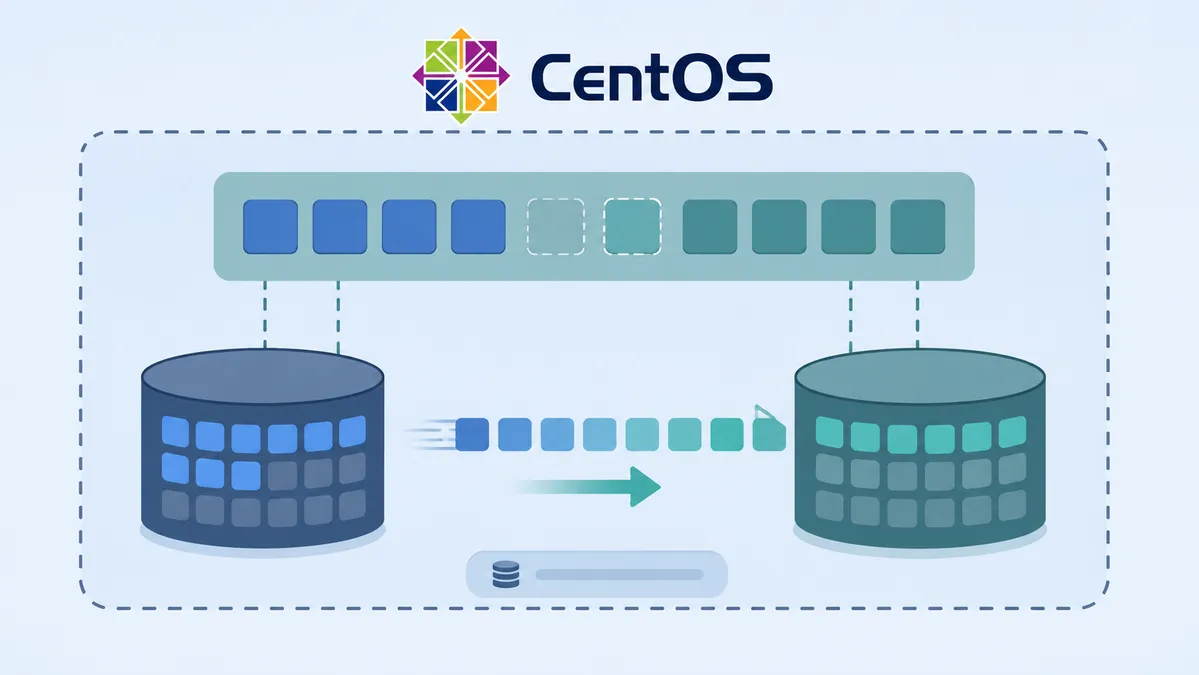 Migrate a Volume Group to a new physical volume on Centos 7