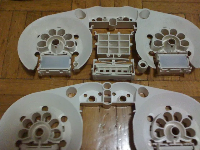 Cutting the plastic housing